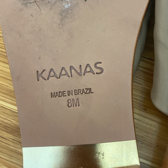 Kaaanas Women’s Brown Twist Sandals Size 8 - Picture 6 of 6